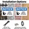 Signmission Steep Drop Off No Passage, 10 in W x Rectangle, Plastic OS-2PACK-NS-P-710-L-18455 - alternate 4